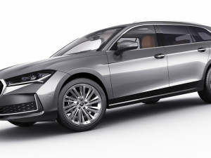 Skoda SuperB Combi 2024 Model 3D