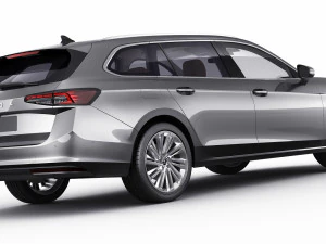 Skoda SuperB Combi 2024 3D Model