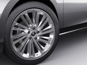 Skoda SuperB Combi 2024 Model 3D