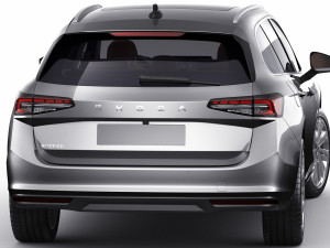 Skoda SuperB Combi 2024 Model 3D