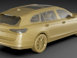 Skoda SuperB Combi 2024 Model 3D