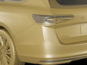Skoda SuperB Combi 2024 Model 3D