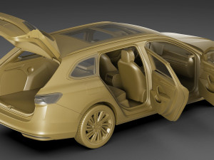 Skoda SuperB Combi 2024 Model 3D
