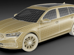 Skoda SuperB Combi 2024 Model 3D