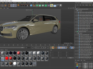 Skoda SuperB Combi 2024 Model 3D