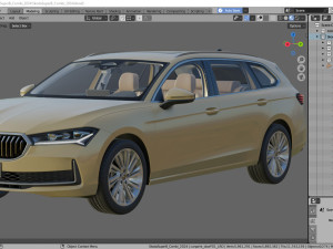Skoda SuperB Combi 2024 Model 3D