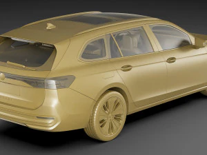 Volkswagen Passat variante 2024 Modello 3D