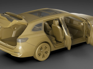 Volkswagen Passat Variant 2024 3D Model