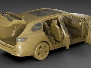 Volkswagen Passat variante 2024 Modello 3D