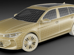 Volkswagen Passat Variant 2024 3D Model