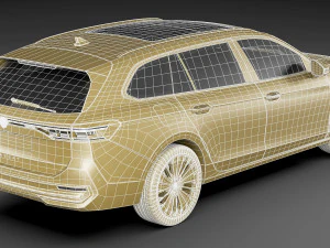 Volkswagen Passat variante 2024 Modello 3D