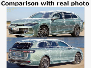 Volkswagen Passat Variant 2024 3D Model
