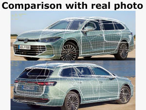 Volkswagen Passat variante 2024 Modello 3D