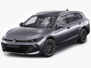 Volkswagen Passat Variant 2024 3D Model