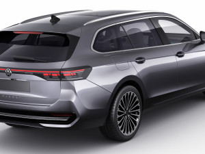 Volkswagen Passat Variant 2024 3D Model