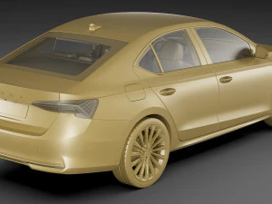 Skoda Octavia 2025 3D Model