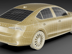 Skoda Octavia 2025 3D Model