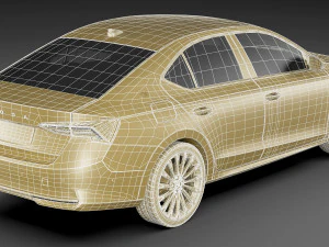 Skoda Octavia 2025 3D Model