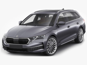 Skoda Octavia Combi 2025 3D Model