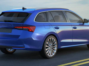 Skoda Octavia Combi 2025 Modello 3D