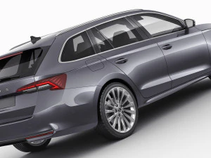Skoda Octavia Combi 2025 Modello 3D