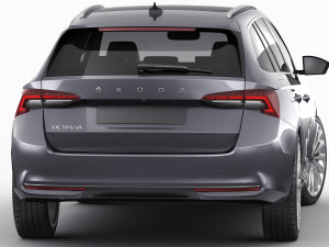 Skoda Octavia Combi 2025 3D Модель
