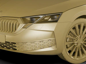 Skoda Octavia Combi 2025 Modello 3D