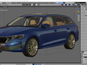 Skoda Octavia Combi 2025 Modello 3D