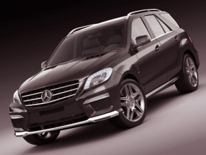 mercedes ml63 amg 3D 모델