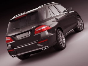 mercedes ml63 amg 3D Modell