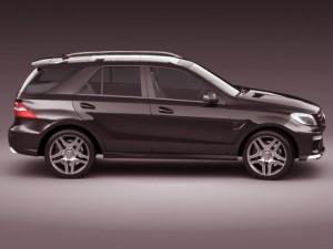 mercedes ml63 amg 3D Modell