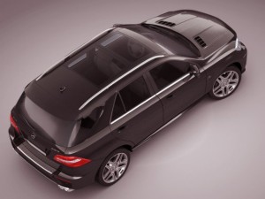 mercedes ml63 amg 3D Modell