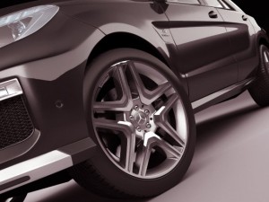 mercedes ml63 amg 3D Modell