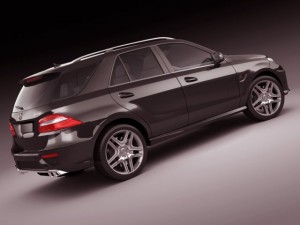 mercedes ml63 amg 3D Modell