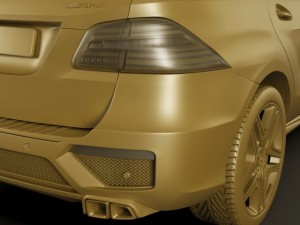 mercedes ml63 amg 3D Modell