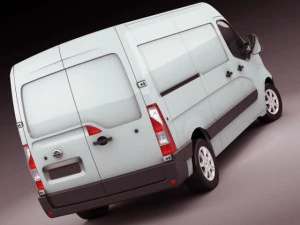 nissan nv400 van 2011 3D Model
