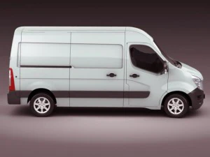 nissan nv400 van 2011 3D Model