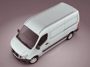 nissan nv400 van 2011 3D Model