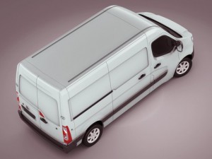 nissan nv400 van 2011 3Dモデル