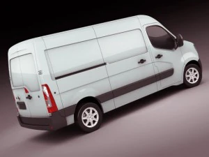 nissan nv400 van 2011 3D Model