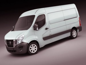 nissan nv400 van 2011 3Dモデル