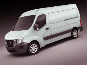 nissan nv400 van 2011 3D Model