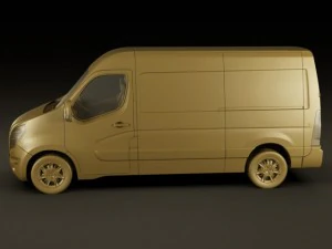 nissan nv400 van 2011 3D Model