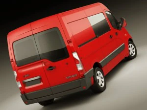 opel movano panel van 3D Model