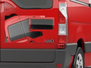 opel movano panel van Modelo 3D