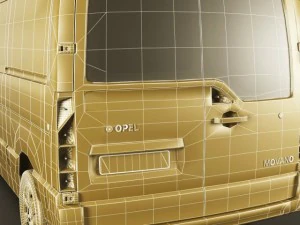 opel movano panel van 3D Model