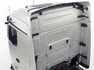 Mercedes eActros 600 with trailer 3D मॉडल