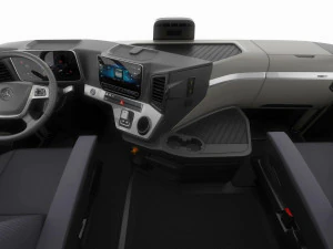 Mercedes eActros 600 with trailer 3D Model