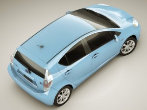 toyota prius c aqua hybrid 3D Model