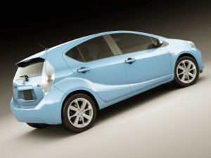 toyota prius c aqua hybrid 3D Model